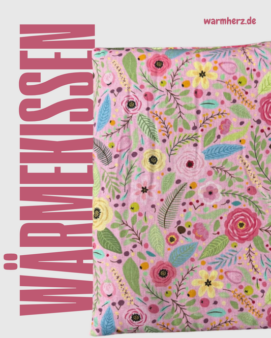 Wärmekissen Pinke Blumen