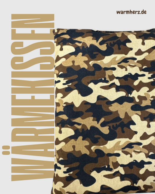 Wärmekissen Tarnung Camouflage Gelb