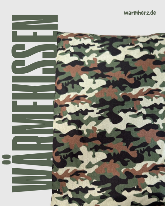 Wärmekissen Tarnung Camouflage Grün